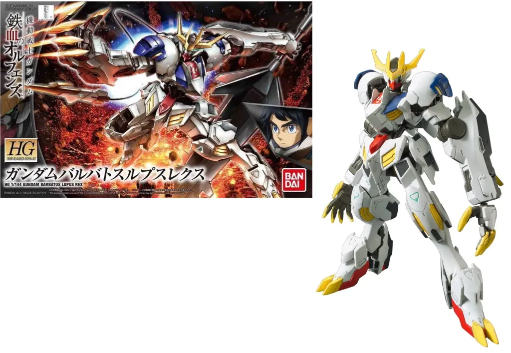 GUNDAM - HG 1/144 Gundam Barbatos Lupus Rex - Model Kit - 13cm